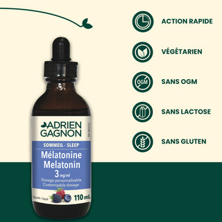Mélatonine 3 mg - Liquide