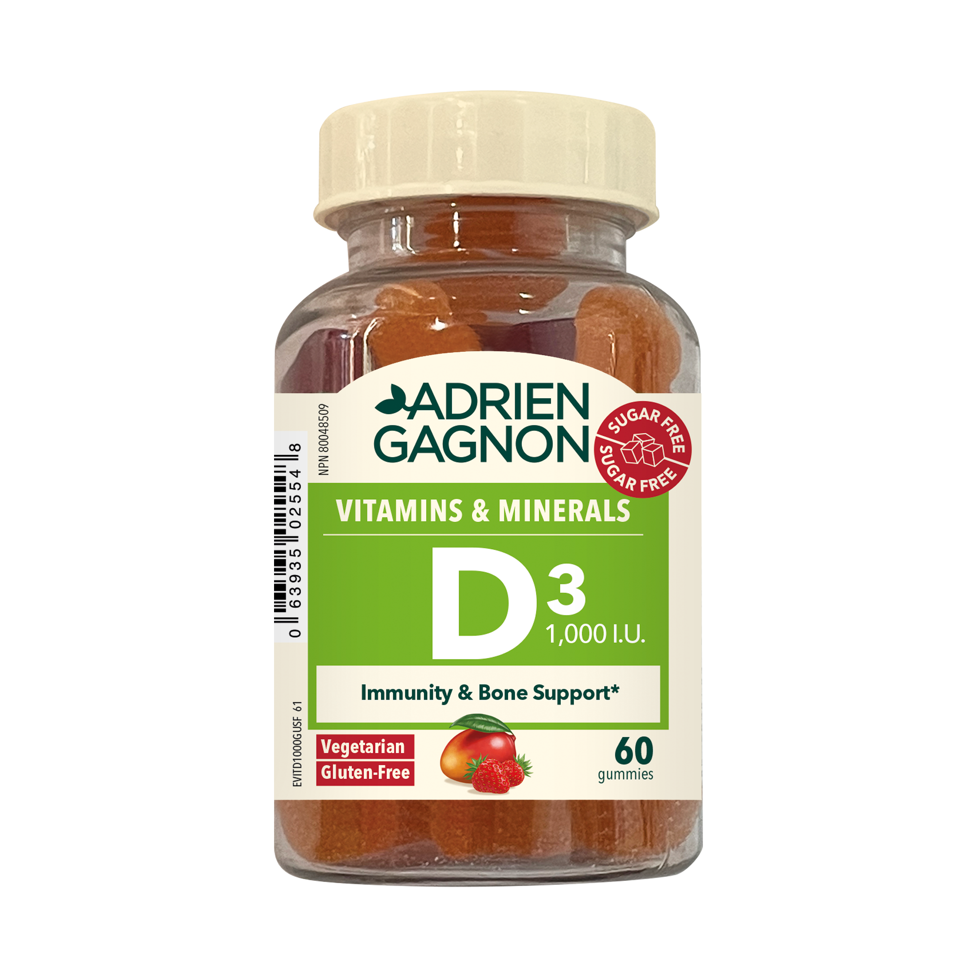  Vitamin D Sugar Free 1000 IU
