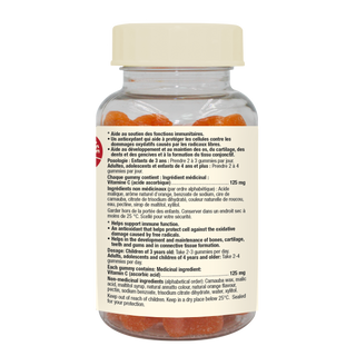 Vitamine C gummy sans sucre