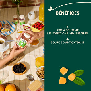 Vitamine C gummy sans sucre