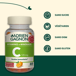 Vitamine C gummy sans sucre