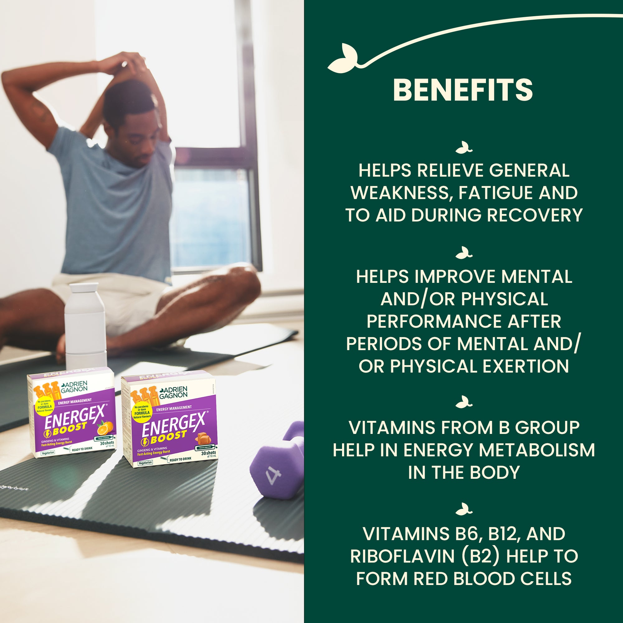 Adrien Gagnon Energex Boost Liquid - Boost Energy & Combat Fatigue