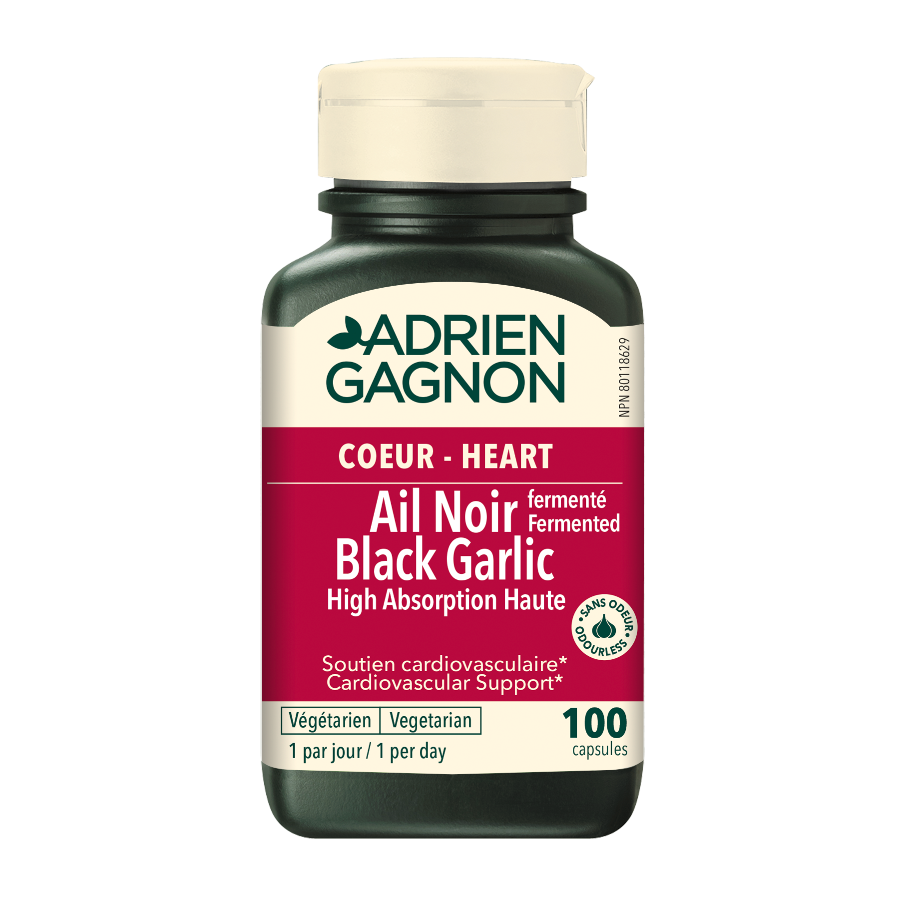 Ail noir 3 000 mg||Black Garlic 3,000 mg