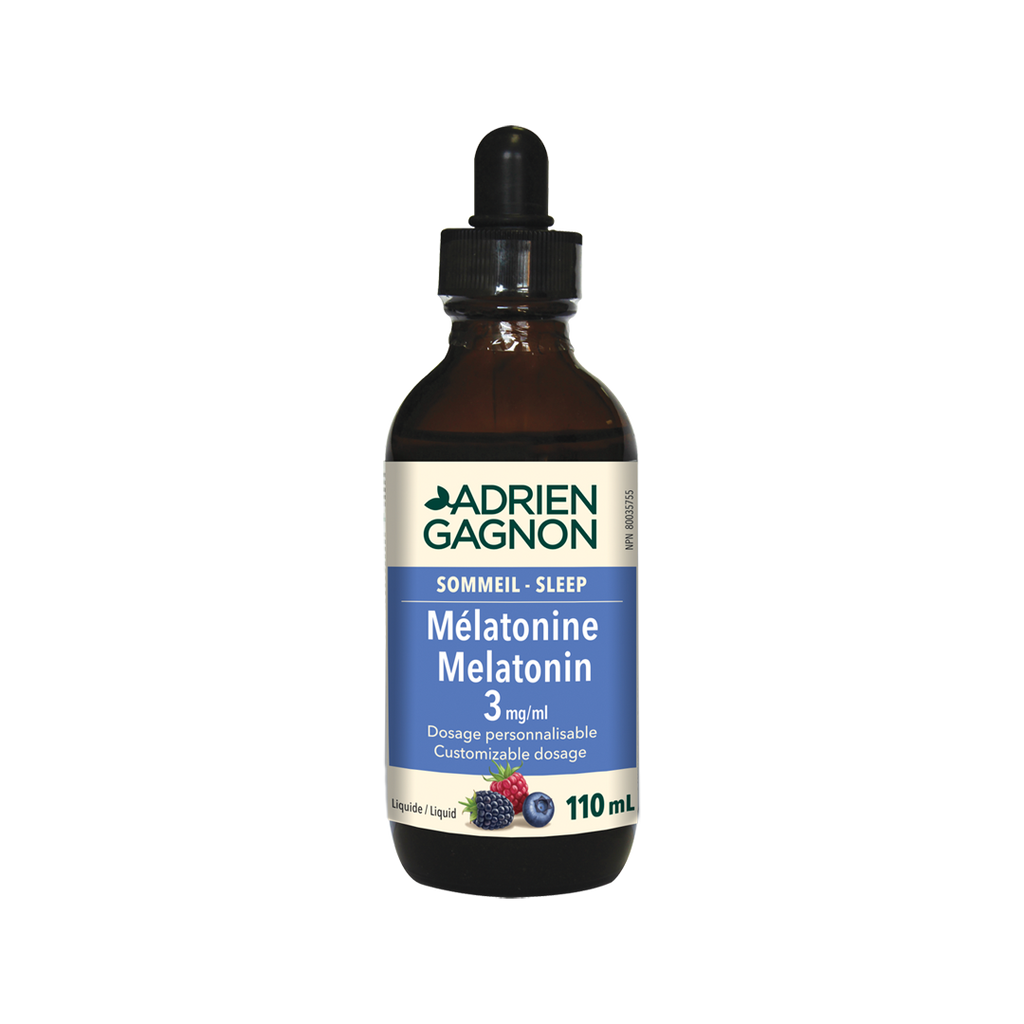 Melatonin Liquid 3 mg | Adrien Gagnon – Adrien Gagnon - Santé Naturelle ...